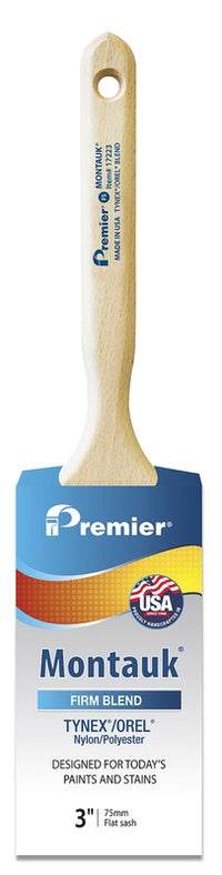 Premier Montauk 3 in. W Firm Flat Sash Paint Brush (Pack of 6)