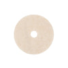 3M 20 in. Dia. Non-Woven Natural/Polyester Fiber Floor Polishing Pad Light Yellow (Case of 5)