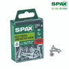 SPAX No. 8 x 3/4 in. L Phillips/Square Flat Head Zinc-Plated Steel Multi-Purpose Screw 35 each