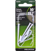 Hillman AnchorWire Steel-Plated White Standard Picture Hanger 50 lb. 3 pk (Pack of 10)