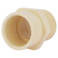 Charlotte Pipe FlowGuard Schedule 40 3/4 in. Socket  x 3/4 in. Dia. MNPT CPVC Adapter (Pack of 25)