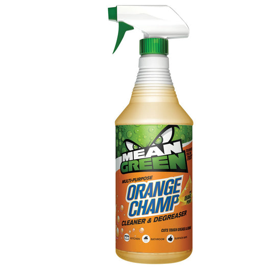 Mean Green Citrus Scent Cleaner and Degreaser Liquid 32 oz (Pack of 6).
