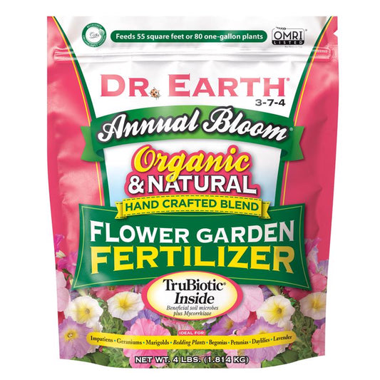 Dr. Earth Annual Bloom Organic Granules Marigold, Daylilies Plant Food 4 lb