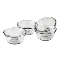 Anchor Hocking 4.00 in. W X 4.00 in. L Custard Cups Clear (Pack of 4)