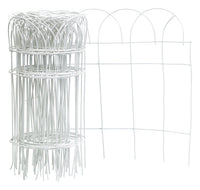 Panacea 240 in. L x 14 in. H PVC White Scroll Garden Edging (Pack of 6)