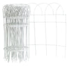 Panacea 240 in. L x 14 in. H PVC White Scroll Garden Edging (Pack of 6)