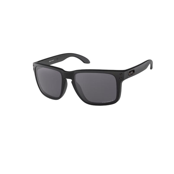 Gafas de sol unisex Oakley Holbrook con montura negra y lentes grises