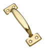 National Hardware 5-3/4 in. L Bright Brass Gold Steel Utility Pull
