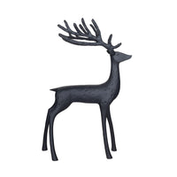 Creative Co-Op Black Reindeer Table Decor 18 in. (Pack of 2)
