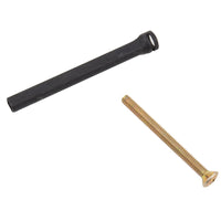 81838-3/5 2-1/4" Thick Door Kit Handleset Adapter - Brass