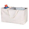 Whitney Design White Rectangular Canvas Collapsible Krush Container 13 H x 11 W x 22 L in.