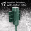 Feit Electric Outdoor 6 ft. L Green Smart Outlet Stake With WiFi
