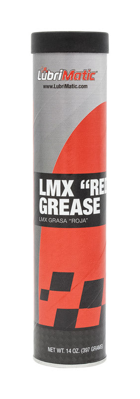 Lubrimatic Red Lithium Red Grease 14 oz. Cartridge (Pack of 10)