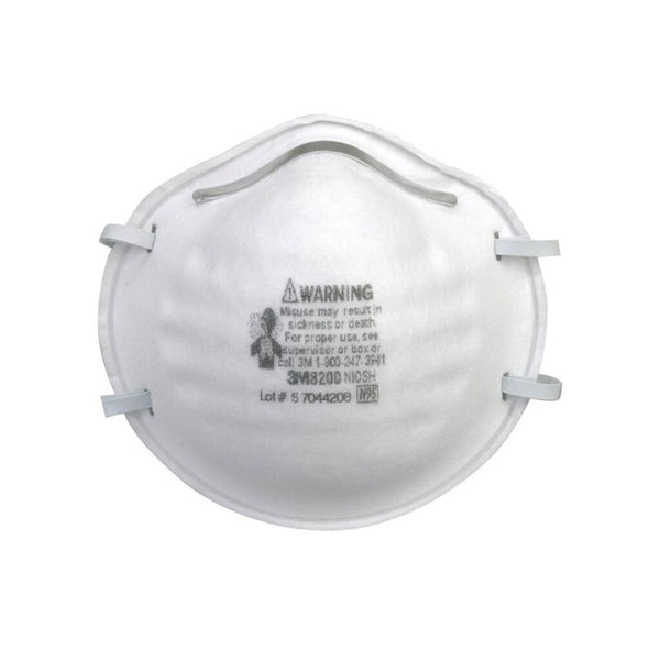 3M N95 Disposable Particulate Respirator White 40 pk