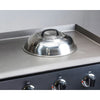 Blackstone Stainless Steel Silver Dishwasher Safe Griddle Basting Cover 12 Dia. x 5 D x 4.5 W in.