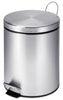 Honey-Can-Do 1.3 gal Silver Stainless Steel Step-On Trash Can