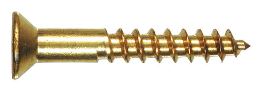 Hillman No. 8 x 2 in. L Phillips Wood Screws 2 pk (Pack of 10)