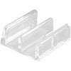 Prime-Line 1.4 in. H X 1-7/16 in. W White Frameless Sliding Shower Door