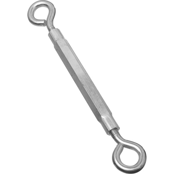 2170BC 1/2â€ x 17â€ Eye / Eye Turnbuckle - Zinc Plated