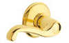 Schlage Flair Bright Brass Dummy Lever Left Handed