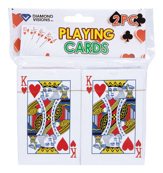 Diamond Visions Playing Cards Plastic Assorted (Pack of 24)