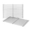 Weber Cooking Grates for Spirit 300 Series Stainless Steel 2 Pack 17.3 in x 11.8 in Each