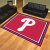 MLB - Philadelphia Phillies 8ft. x 10 ft. Plush Area Rug