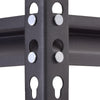 Edsal Black Steel Muscle Rack Adjustable Shelving Unit 1750 lbs. Capacity 72 H x 34 W x 14 D in.