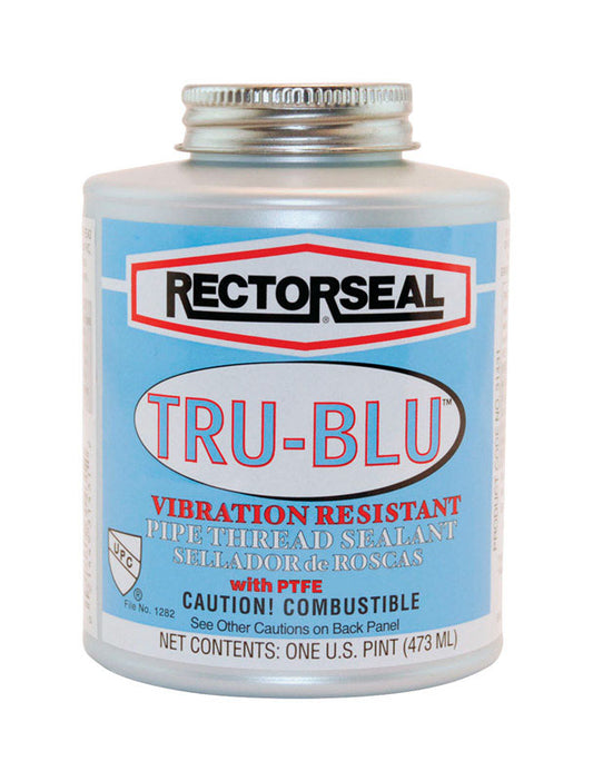 Rectorseal Tru-Blu Blue Pipe Thread Sealant 16 oz