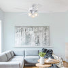Westinghouse Vintage 52 in. White LED Indoor Ceiling Fan
