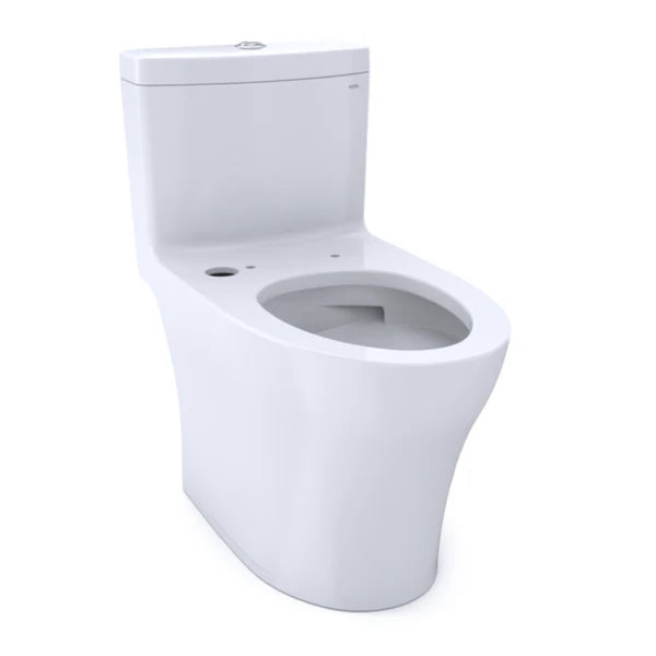 TOTO® Aquia® IV One-Piece Elongated Dual Flush 1.28 and 0.9 GPF WASHLET®+ and Auto Flush Ready Toilet with CEFIONTECT®, Cotton White - CST646CEMFGNAT40#01