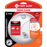 First Alert Voice Alert Hard-Wired Photoelectric Smoke Detector - Deal of The Week