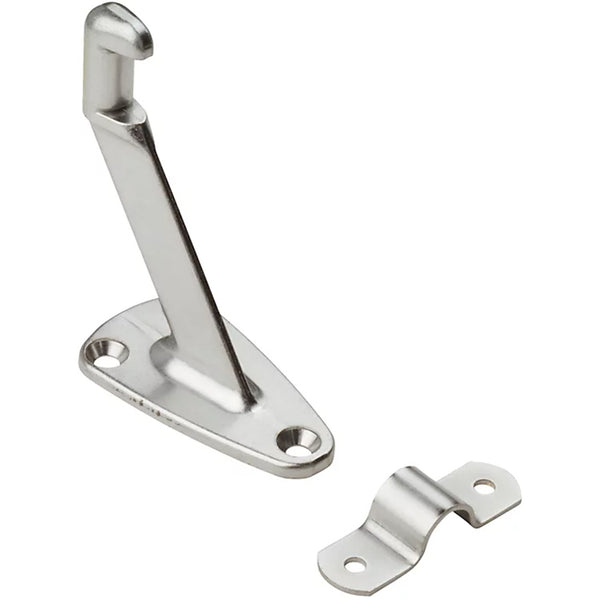 V112 Handrail Bracket - Satin Chrome