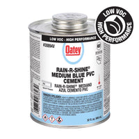 Oatey Rain-R-Shine Blue Cement For PVC 32 oz
