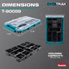 Makita 15.25 in. W X 3.35 in. H X 23.48 in. D Deep Organizer Teal