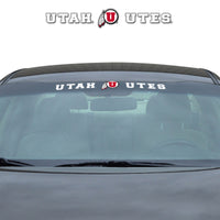 University of Utah Sun Stripe Windshield Decal 3.25 in. x 34 in.