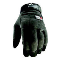 Wells Lamont Men's Indoor/Outdoor FX3 Work Gloves Black/Gray M 3 pk (Pack of 3)