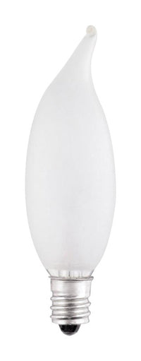 Westinghouse 15 watts E12 Decorative Incandescent Bulb E12 (Candelabra) Warm White 2 pk (Pack of 10)
