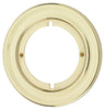 Kwikset Polished Brass Gold Steel Door Knob Rosettes 1 pk