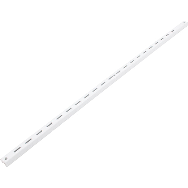 Riel de pared estándar de 36" de una sola pista, color blanco