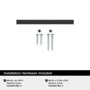 Amerock Cityscape Contemporary Cabinet Pull 3 in. Matte Black Black 1 pk