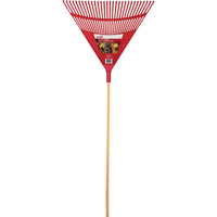 Bond Poly Fan Rake with Hardwood Handle 68 in x 30 in