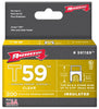 Arrow T59 5/16 in. W X 11/16 in. L Insulated Crown Cable Staples 300 pk