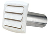 Dundas Jafine ProVent 4 in. D White Aluminum/Plastic Wall Exhaust Hood