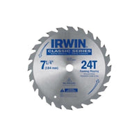 Irwin 7-1/4 in. Dia. x 5/8 in. Classic Circular Saw Blade Carbide 24 teeth 1 pk