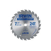 Irwin 7-1/4 in. Dia. x 5/8 in. Classic Circular Saw Blade Carbide 24 teeth 1 pk