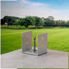 ADJ POST BASE GLV 8X8" (Pack of 4)