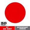 Diablo StickFast 5 in. Ceramic Blend Adhesive Sanding Disc 60 Grit Ultra Coarse 50 pk