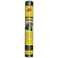 No-Hoe Garden Mulch 1.5 Mil, Black, 3 X 100 ft. 