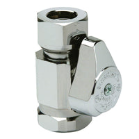 BrassCraft 1/2 in. FPT outlets X 1/2 in. MPT Brass Shut-Off Valve - Deal of The Week